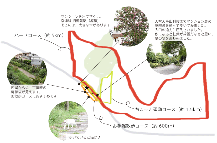 ジョギングコース紹介マップ